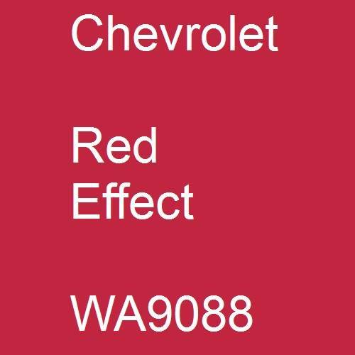 Chevrolet, Red Effect, WA9088.